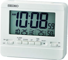 Load image into Gallery viewer, Seiko Everything Digital Bedroom Alarm Clock
