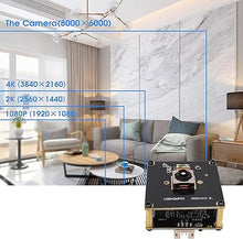 Load image into Gallery viewer, USB Camera Module Autofocus Webcam with 48MP Sensor Mini 4K Camera Embedded Webcam Board for Computer USB2.0 UVC Video PC Opencv Camera Module
