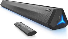 Load image into Gallery viewer, Passau Sound Bar 35 Inch Soundbar for Smart TV Speaker with Bluetooth 5.3 Opt/USB/AUX Connectivity, LED Display, 3 DSP Mode TV Sound Bars for Home Theater Audio PC Gaming Projector
