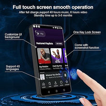 Load image into Gallery viewer, MYMAHDI 144GB MP3 Player with Bluetooth and WiFi,5&quot; MP4 Player Built-in Camera and Speaker,Full Touchscreen HiFi MP3 Player with Spotify, YT Music, YouTube, Pandora, Android Streaming Music Player
