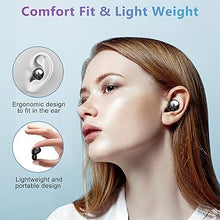 Load image into Gallery viewer, ELOVEN Wireless Earbuds Deep Bass Stereo Sound Bluetooth Earbuds 120H True Wireless Headphones with Ear Caps (S/M/L) for Samsung S24/S23/S22/S21 Ultra Z Flip 5/4/3/Fold 5/4 A53 iPhone 16/15/14 Black
