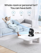 Load image into Gallery viewer, Dreo Fan for Bedroom, 12 Inches, 70ft Powerful Airflow, 28db Quiet Table Air Circulator Fans for Whole Room, 120° Adjustable Tilt, 3 Speeds, Desktop Fan for Home, Office, Kitchen
