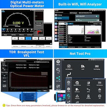 Load image into Gallery viewer, Rsrteng IPC-9800MOVTADHS Pro Full Features CCTV Camera Tester 7-inch IPS Touch Screen Monitor CCTV Tester with HD-TVI HD-CVI AHD SDI IP Camera Support DMM TDR Features POE 8K HDMI
