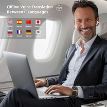 Load image into Gallery viewer, M3 Offline AI Translator Earbuds Support 144 Languages &amp; Accents Translation Two-Way Translation Translator Device AI Translation Earbuds Real Time
