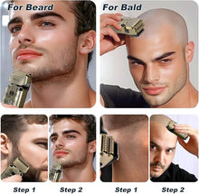 Load image into Gallery viewer, Electric Foil Shaver Razor for Men Beard Trimmer Shaver Bald Head Shaver Hair Trimmer Cordless Waterproof
