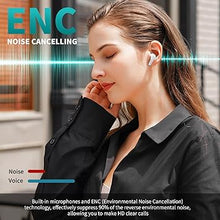 Load image into Gallery viewer, ACAGET Wireless Earbuds for iPhone 16 15 Pro Max 14 13 12 11 XR XS Bluetooth 5.3 Headphones Noise Canceling Earphones for Galaxy S24 Ultra S23 S22 S21 HiFi Bass Stereo Earphone for Google Pixel 9 Pro
