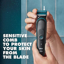 Load image into Gallery viewer, Gillette Intimate Men’s Pubic Hair Trimmer, SkinFirst Pubic Hair i5 Trimmer for Men, Waterproof, Cordless for Wet/Dry Use, Shaver for Men, Lifetime Sharp Blades, Includes Anti Chafe Stick, Gift Set
