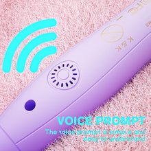 Load image into Gallery viewer, K&amp;K 1 1/2 Inch Ceramic Tourmaline Ionic Heated Round Brush Curling Brush Creates Blowout Look -Creates Root Volume &amp; Loose Curls Volume Curls Dual Voltage Hair Styling Tool (Purple, 1.5 Inch)
