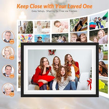 Load image into Gallery viewer, Frameo Digital Picture Frame,10.1 Inch WiFi Digital Photo Frame with 64GB Large Built-in Storage,1280x800 HD IPS Touch Screen,Easy Setup,Auto-Rotate,Slideshow,The Perfect Gi-ft for Christmas
