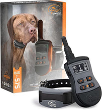 Load image into Gallery viewer, SportDOG Brand SportTrainer 575 Remote Trainer - Bright, Easy to Read OLED Screen - 500 Yard Range - Waterproof, Rechargeable Dog Training Collar with Tone, Vibration, and Static, Black
