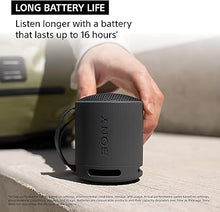 Load image into Gallery viewer, Sony SRS-XB100 Wireless Bluetooth Portable Lightweight Super-Compact Travel Speaker, Durable IP67 Waterproof &amp; Dustproof Shower Speaker, 16 Hour Battery, Versatile Strap, &amp; Hands-free Calling, Orange
