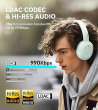 Load image into Gallery viewer, Edifier W820NB Plus Hybrid Active Noise Cancelling Headphones - LDAC Codec - Hi-Res Audio Wireless &amp; Wired - Fast Charge - 49H Playtime - Over Ear Bluetooth V5.2 Headphones- Green
