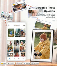 Load image into Gallery viewer, Cozyla Digital Photo Frame WiFi Smart Digital Picture Frame Unlimited Storage Share Photo with Family and Friend via App Email Google Photos Instagram Web Browser Photo Frame Electronic 10.1 Inch Mat
