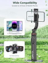 Load image into Gallery viewer, 52&quot; Selfie Stick Tripod with Remote, 3 in 1 Portable Selfie Stick &amp; Phone Tripod Stand with Phone Holder, Cell Phone Tripod for Group Selfies/Live Streaming/Video Recording, Tripod for iPhone/Android
