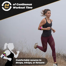 Load image into Gallery viewer, Scosche Rhythm R+2.0: Waterproof/Dustproof Armband with ANT+ &amp; BLE Bluetooth Smart for Hyper Accurate Workout Heart Rate Monitoring with Wahoo, Peloton, LED Monitor, DDP Yoga, Strava
