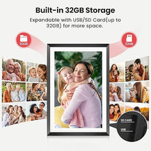 Load image into Gallery viewer, RCA 10.1" WiFi Digital Picture Frame, Electronic Photo Frames 32GB Storage, HD IPS Touch Screen WiFi Frame/Auto Rotate/Wall Mounted, Easy Setup in Uhale App to Share Photo/Video Anytime | (2 Pack)
