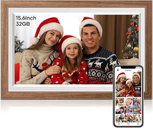 Load image into Gallery viewer, WiFi Digital Picture Frame 10.1 Inch Smart Digital Photo Frame with IPS Touch Screen HD Display, 16GB Storage Easy Setup to Share Photos or Videos Anywhere via Free Frameo APP, Auto-Rotate (15.6 Inch)
