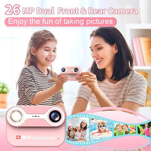 Load image into Gallery viewer, Omzer Small Digital Camera Waterproof Kids: 10Ft Underwater Digital Cameras - 1080p FHD Digital Point and Shoot Camera for Pool Room Outdoor Travel Pink
