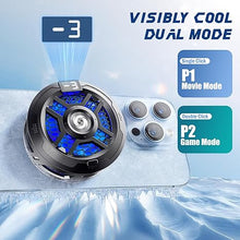 Load image into Gallery viewer, Magnetic Cell Phone Cooler for Gaming Comvin, Mobile Phone Cooling Fan with Dual Mode/Temperature Display,Portable Radiator for iPhone MagSafe Series/Android/iPad/Tablet,Semiconductor Heatsink Cooling
