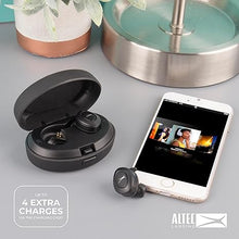 Load image into Gallery viewer, Altec Lansing True Evo+ Truly Wireless Earphones, 4 Hours of Battery Life, Receive Up to 4 Charges on The Go, Access Siri or Google Voice Assistant via Bluetooth Through Your Smartphone, MZX659-BLK
