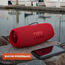 Load image into Gallery viewer, JBL CHARGE 5 - Portable Waterproof (IP67) Bluetooth Speaker with Powerbank USB Charge out, 20 hours playtime, JBL Partyboost (Blue)
