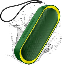 Load image into Gallery viewer, LENRUE Bluetooth Speakers, Waterproof Portable Speakers with TWS, 24 Playtime, Stereo Sound, Wireless for Home Shower Pool Beach Outdoor (Green)

