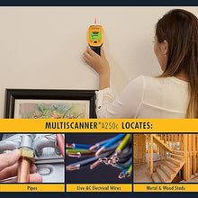 Load image into Gallery viewer, Zircon MultiScanner A250c All-In-One Stud Finder/Metal Detector/Live AC Wire Detection and Scanner
