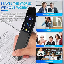 Load image into Gallery viewer, Translation Pen, Translator Pen Scanner Supporting 112 Language Translation Device, Text Traductor Inteligente, OCR Text to Speech, Wireless Reading Pen for Students, Dyslexia
