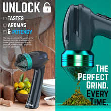 Load image into Gallery viewer, Mamba Original 1g Gray USB Electric Herb Grinder. Small Portable Metal Herbal Grinder Machine &amp; Spice Mill for the Kitchen
