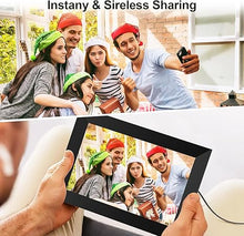 Load image into Gallery viewer, 10.1 Inch Digital Photo Frame - Frameo APP Smart Digital Photo Frame, 1080P Ultra HD Pixel Touch Screen Digital Photo Frame, 32GB Storage Digital Photo Frame - Best Gift for Birthday, Wedding, Family
