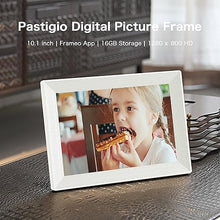 Load image into Gallery viewer, Frameo WiFi Digital Picture Frame, Birthday Gifts for Women, 10.1 Inch 1280 * 800IPS Touch Screen Digital Photo Frame, 16GB Memory, Auto-Rotate, Share Picture Video, Birthday Gift for Mom, Dad, Wife
