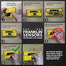 Load image into Gallery viewer, Franklin Sensors ProSensor X1100 Stud Finder with 11-Sensors, Wood &amp; Metal Stud Detector/Wall Scanner, Built-in Bubble Level
