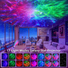 Load image into Gallery viewer, Star Galaxy Projector, Galaxy Night Light Projector for Bedroom, Starry Nebula Ceiling LED Lamp with Remote Control &amp; Timer, Gift for Kids Adults for Birthdays, Christmas, Valentine&#39;s Day
