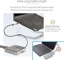 Load image into Gallery viewer, StarTech.com USB C Multiport Adapter, Dual 4K 60Hz HDMI, 2-Port USB-A/USB-C 10Gbps Hub, 100W PD, Gigabit NIC, SD, Travel Dock

