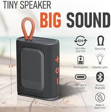 Load image into Gallery viewer, High Sierra, Bluetooth Speaker, Waterproof IPX7, Dynamic Light Display, Portable Wireless Outdoor Speaker with Powerful Sound for Any Adventure
