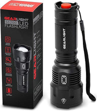 Load image into Gallery viewer, GearLight High-Powered LED Flashlight S1200 - Mid Size, Zoomable, Water Resistant, Handheld Light - High Lumen Camping, Outdoor, Emergency Flashlights
