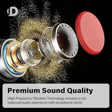 Load image into Gallery viewer, Bone Conduction Headphones, Open Ear Headphones Wireless Earphones, 32GB MP3, 8 Hours Playtime, Bluetooth 5.3, IP68 Waterproof Headphones for Running and Fitness Workout - Red
