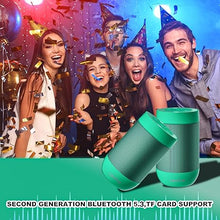Load image into Gallery viewer, comiso Bluetooth Speaker with IP65 Waterproof,5.3 Bluetooth,TWS Pairing,Support TF Card,Portable Wireless Speaker for iPhone Samsung and More-Green

