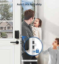 Load image into Gallery viewer, Veise Fingerprint Door Lock, Keyless Entry Door Lock, Electronic Keypad Deadbolt, Biometric Smart Locks for Front Door, Auto Lock, Anti-Peeking Password, Easy Install, Oil Rubbed Bronze
