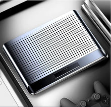 Load image into Gallery viewer, 16inch Single Fan Lap Chill Mat - Aluminum Panel Laptop Cooling Pad, Heat Protection Laptop Cooler, Adjustable Foldable Long Stand, Fans Switch with dimmable-Speed, USB-A Connection Laptop Fan

