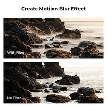 Load image into Gallery viewer, K&amp;F Concept 77mm Putter Variable ND Filter ND2-ND400 (1-9 Stops) 28 Multi-Layer Coatings Import AGC Glass Adjustable Neutral Density Filter for Camera Lens (Nano-X Series)
