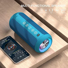 Load image into Gallery viewer, Ortizan Portable Bluetooth Speakers, IPX7 Waterproof Wireless Outdoor Speaker with 24W Loud Stereo Sound And Bluetooth 5.3, Deep Bass, RGB Lights, Dual Pairing, 30H Playtime for Home, Party
