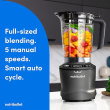 Load image into Gallery viewer, nutribullet SmartSense 5-speed, full-size blender, 1400 Watt- Gunmetal Gray
