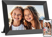 Load image into Gallery viewer, Frameo 10.1 Inch WiFi Digital Picture Frame, Smart Cloud Electronic Photo Frame with HD IPS Touch Screen Slideshow 32GB Memory Auto-Rotate Wall Mount, Share Photos/Videos from Phone by Frameo App

