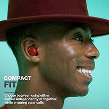 Load image into Gallery viewer, JLab Go Air Pop True Wireless Bluetooth Earbuds &amp; Charging Case - Rose Red, Dual Connect, IPX4 Sweat Resistance, Bluetooth 5 Connection, 3 EQ Sound Settings Signature, Balanced, Bass Boost
