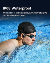 Load image into Gallery viewer, HaptiFit Terra Advanced Smart Sports Wearable, Open Ear Bluetooth Bone Conduction Headphones with Mic and 32GB MP3, Waterproof Wireless Earphones for Workouts, Swimming and Running, Grey
