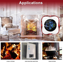 Load image into Gallery viewer, Plug in Gas &amp; Carbon Monoxide Detector,4-in-1 Natural Gas Leak Detector,Carbon Monoxide Alarm,°F&amp;Humidity,Combination CO &amp; Propane Detector for Home,RV
