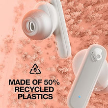 Load image into Gallery viewer, Skullcandy Smokin&#39; Buds in-Ear Wireless Earbuds, 20 Hr Battery, 50% Renewable Plastics, Microphone, Works with iPhone Android and Bluetooth Devices - Bone/Orange Glow
