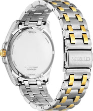 Load image into Gallery viewer, Citizen Men's Eco-Drive Classic Peyten Two-Tone Stainless Steel Watch, 3 Hand, Silver Dial (Model:BM7534-59A)
