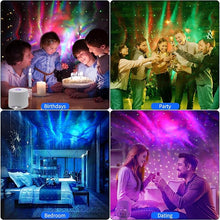 Load image into Gallery viewer, Star Projector, Galaxy Projector, Remote Control &amp; Timer Galaxy Light, LED Nebula Night Light Projector for Adults Bedroom Decoration, Party, Birthday, Christmas,Valentine's Day,Room Decor
